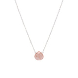 Cherry Quartz Gem  Necklace