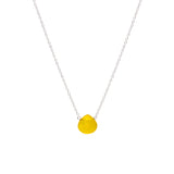 Olive Jade Gem  Necklace