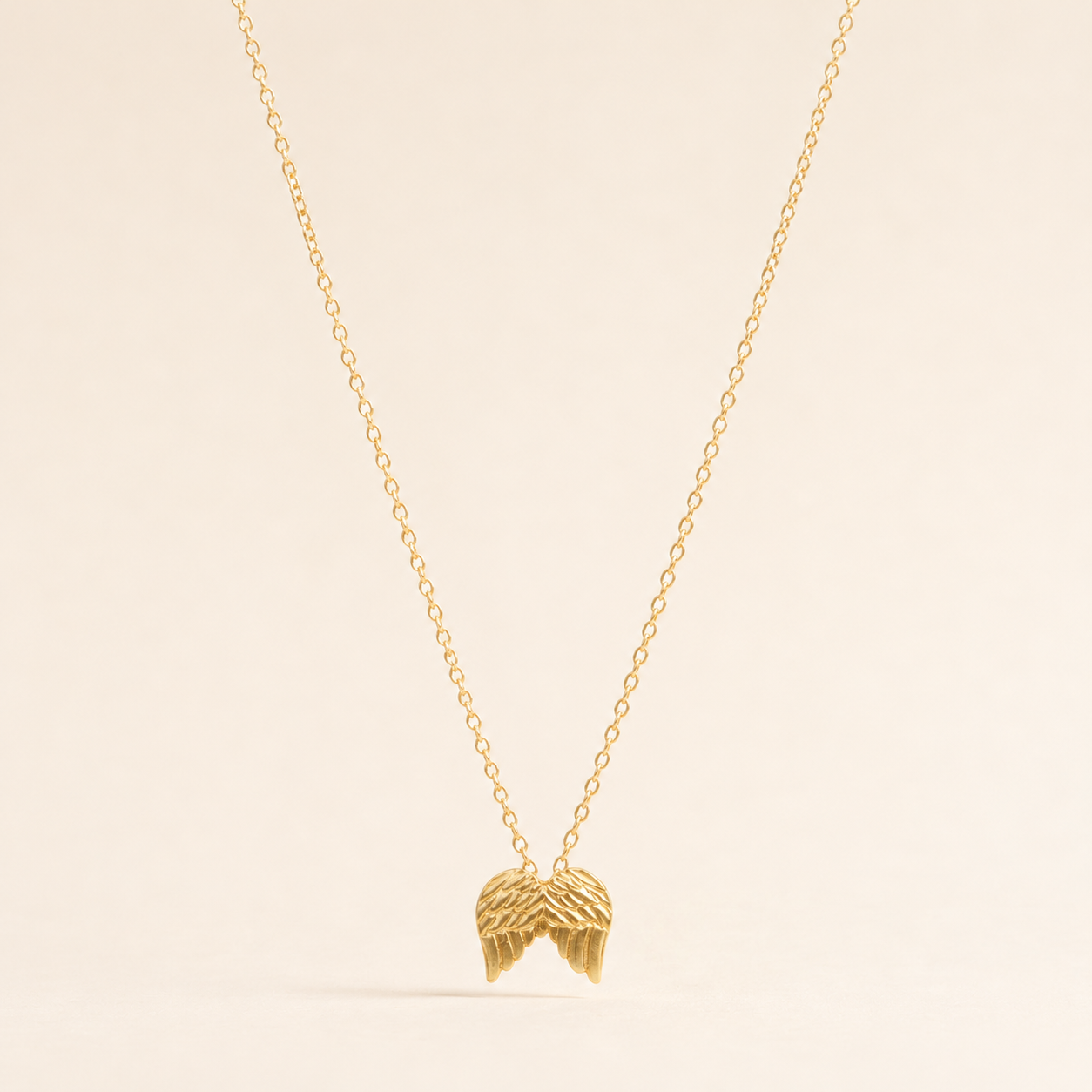 Guardian Angel Wings Necklace – Gold Dipped – Dogeared meaningful jewelry gift