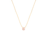Make A Wish Breast Cancer Awareness Pink Pearl Necklace