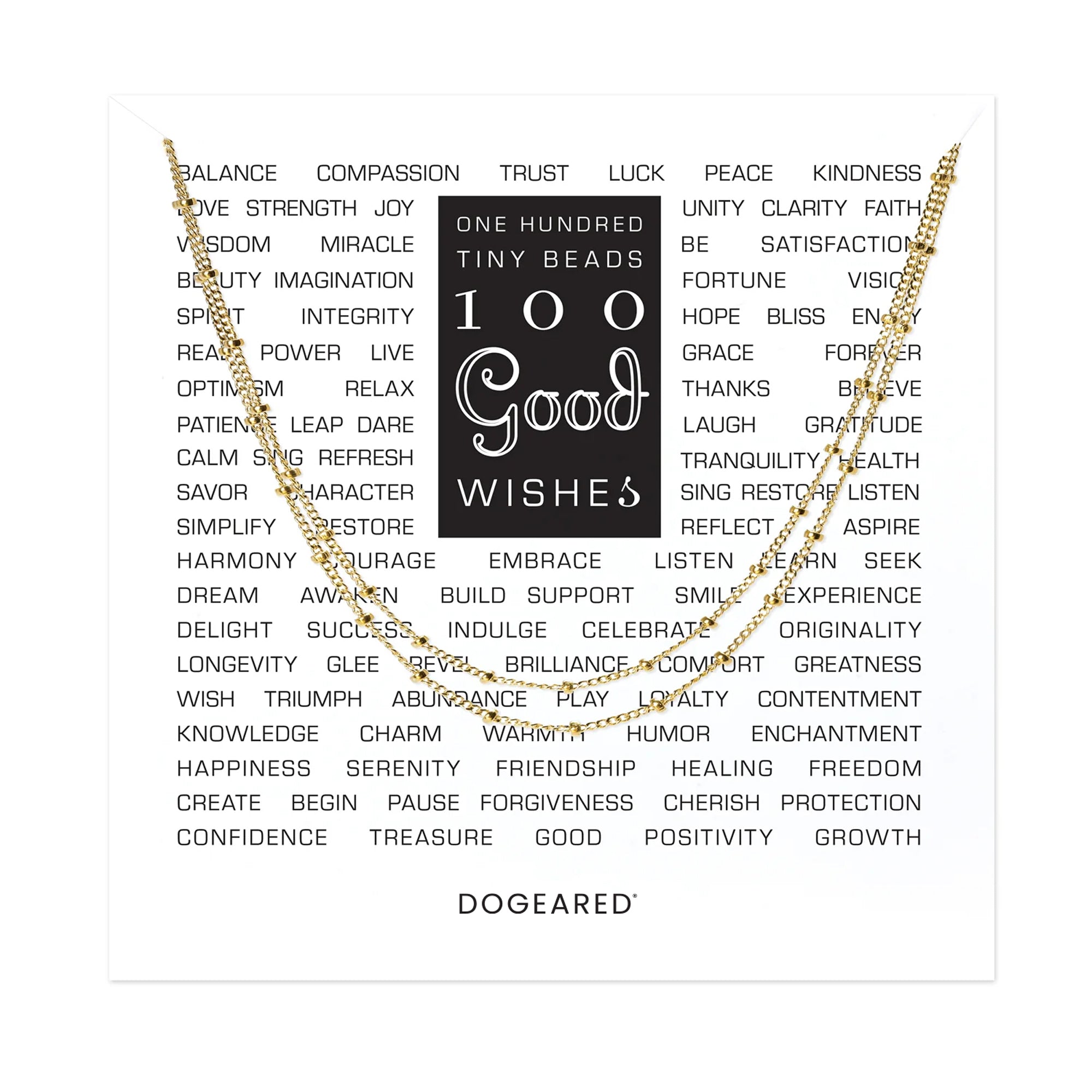 100 good wishes beaded necklace - Dogeared
