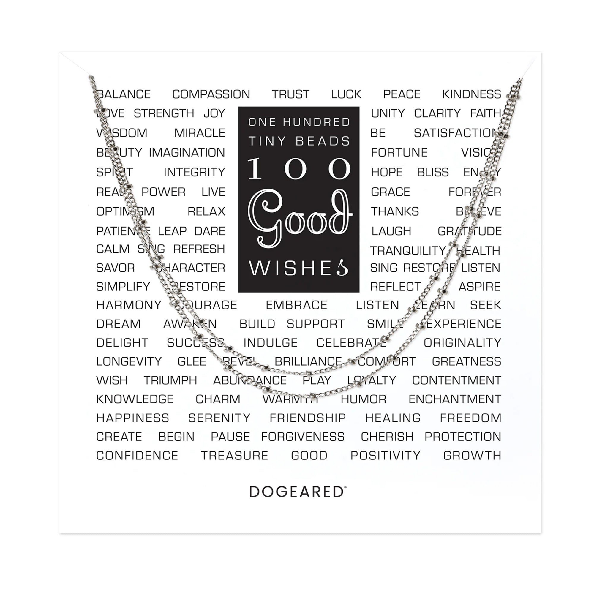 100 good wishes beaded necklace - Dogeared