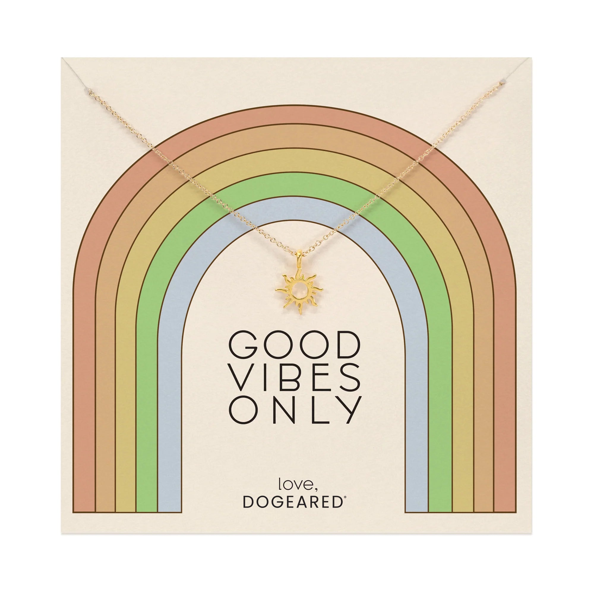 Good vibes only radiant sun necklace - Dogeared