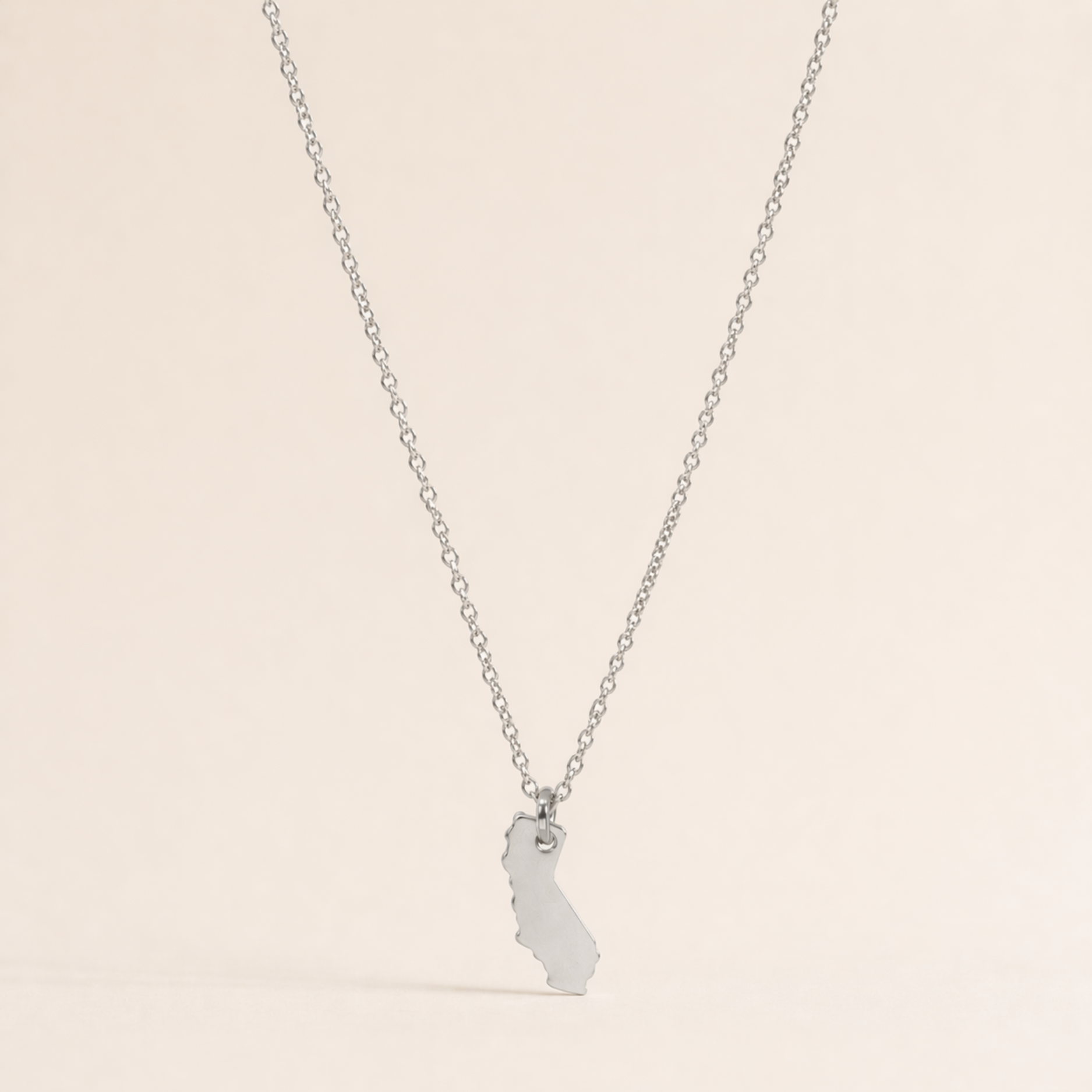 I Love California Charm Necklace Classic