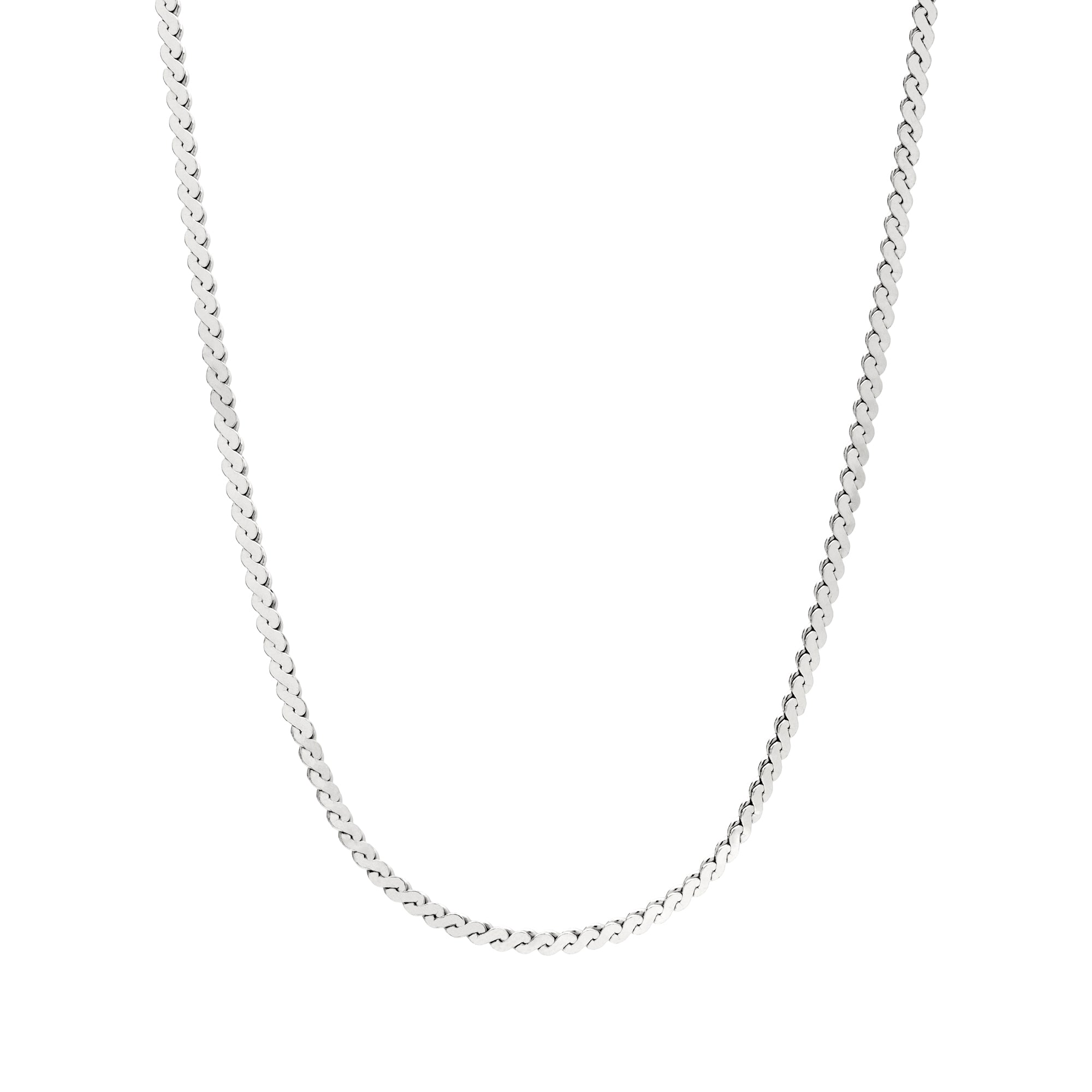 Serpentine chain necklace