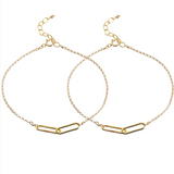 Modern Friends Forever Linked Bracelet