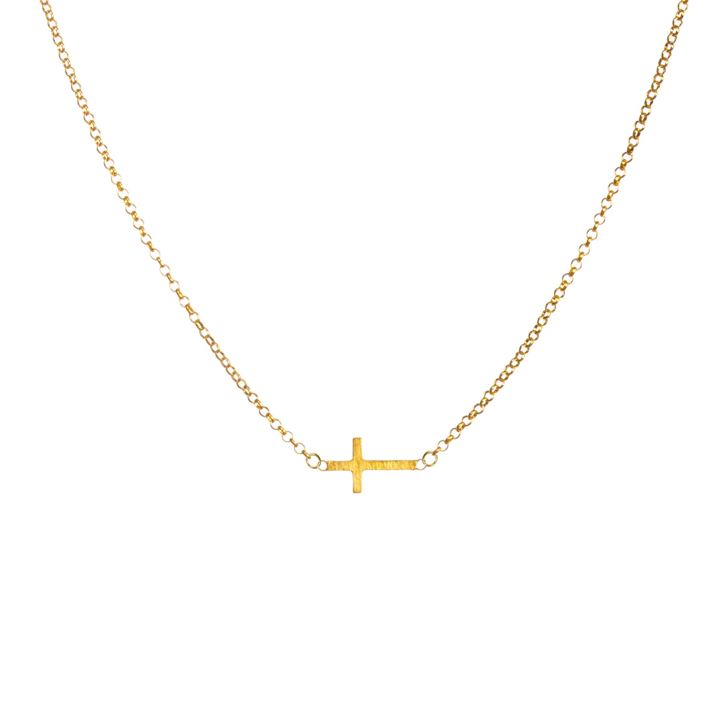 Faith Sideways Cross Necklace Dogeared