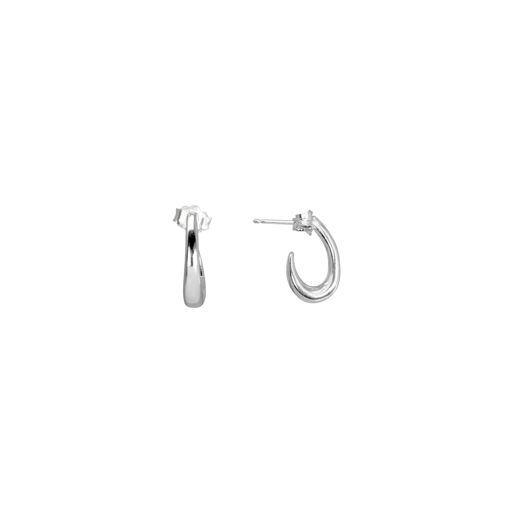 Saltwater hoop earrings
