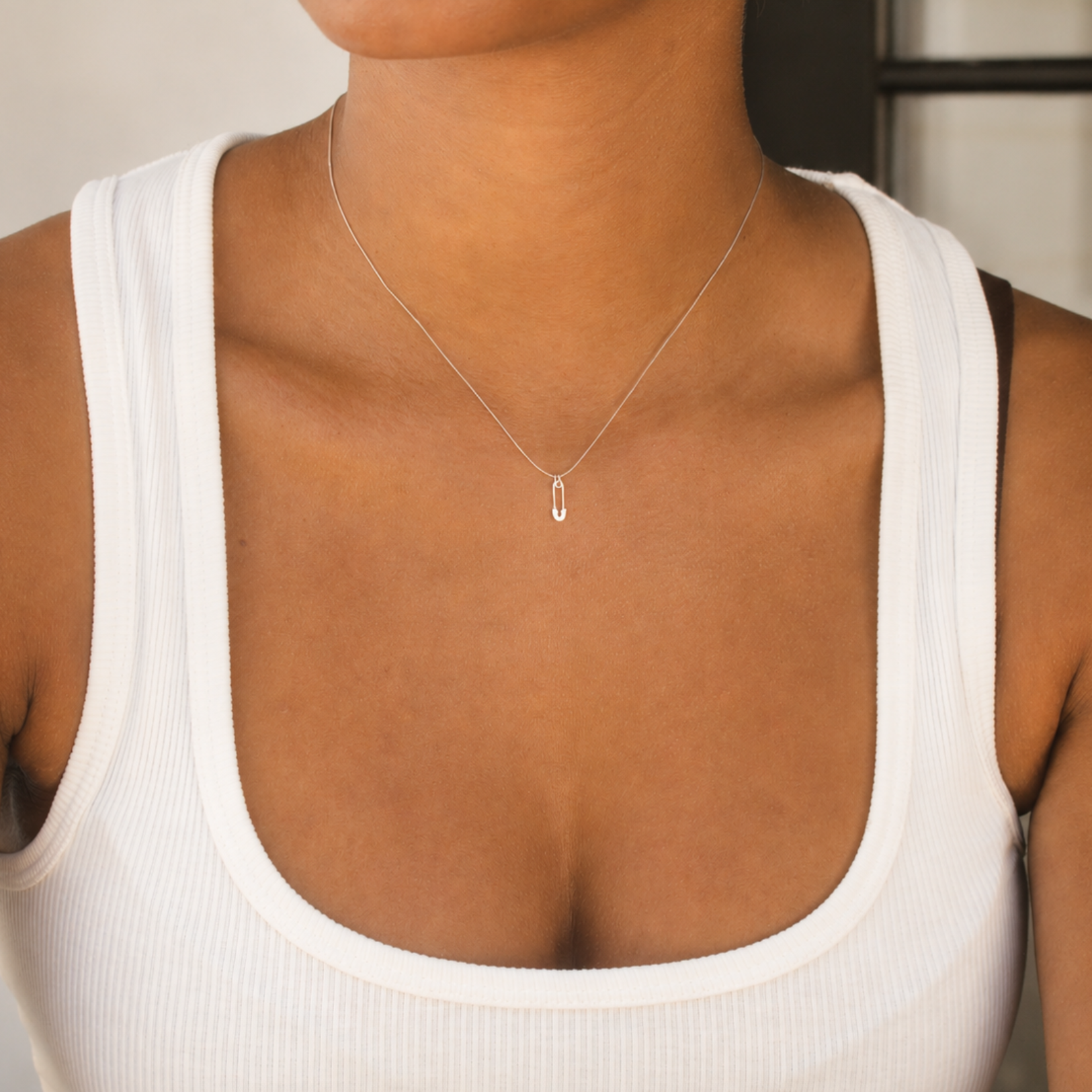The Original Wish Necklace Safety Pin - Dogeared