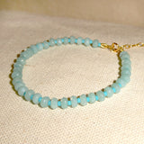 Faceted Amazonite Bracelet Limited Edition/Archives