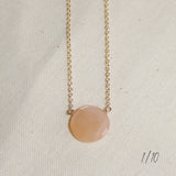 Blush Moonstone Gem Necklace