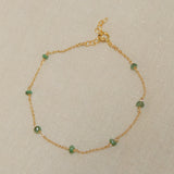 May Emerald Birthstone Bracelet