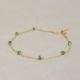 May Emerald Birthstone Bracelet