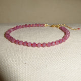 Faceted Pink Tourmaline Bracelet Limited Edition/Archives