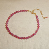Faceted Pink Tourmaline Bracelet Limited Edition/Archives