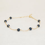 September Sapphire Birthstone Bracelet