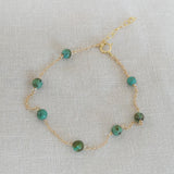 December Turquoise Birthstone Bracelet
