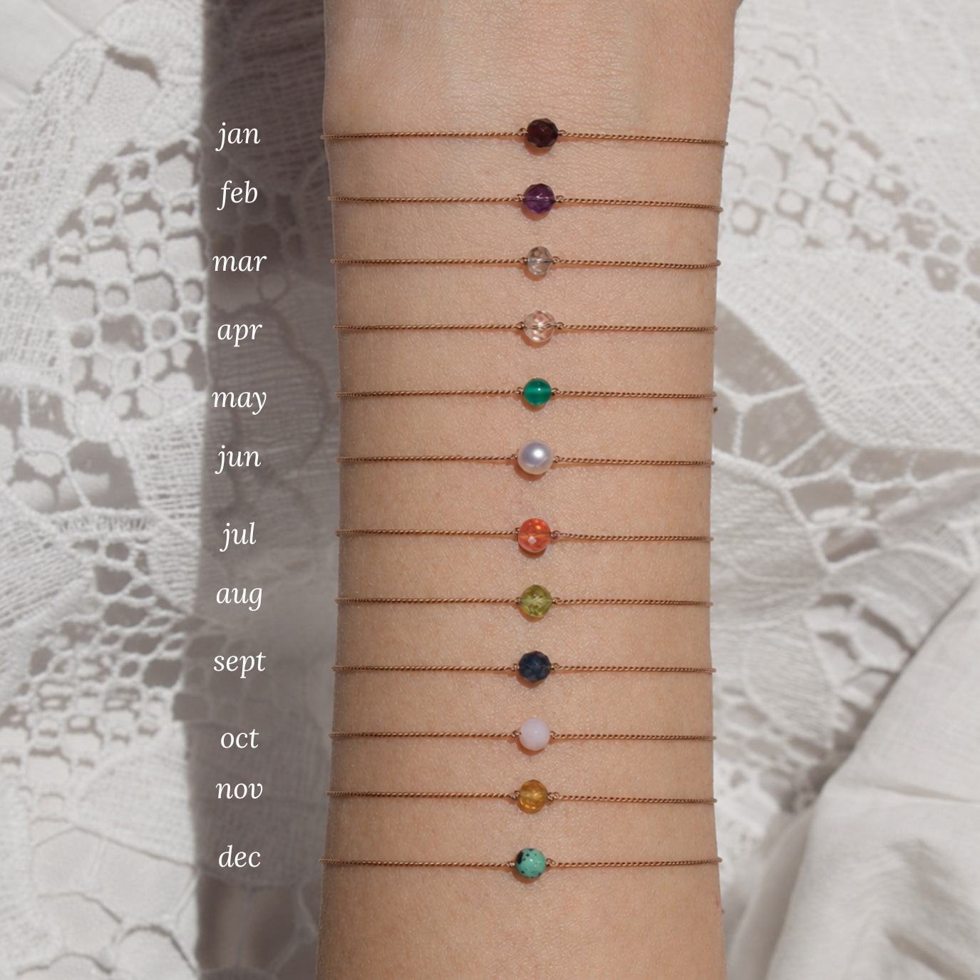 September Birthstone Wishing Bracelet - Dogeared