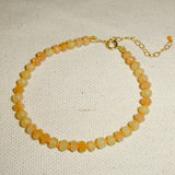 Faceted Yellow Jade Bracelet Limited Edition/Archives