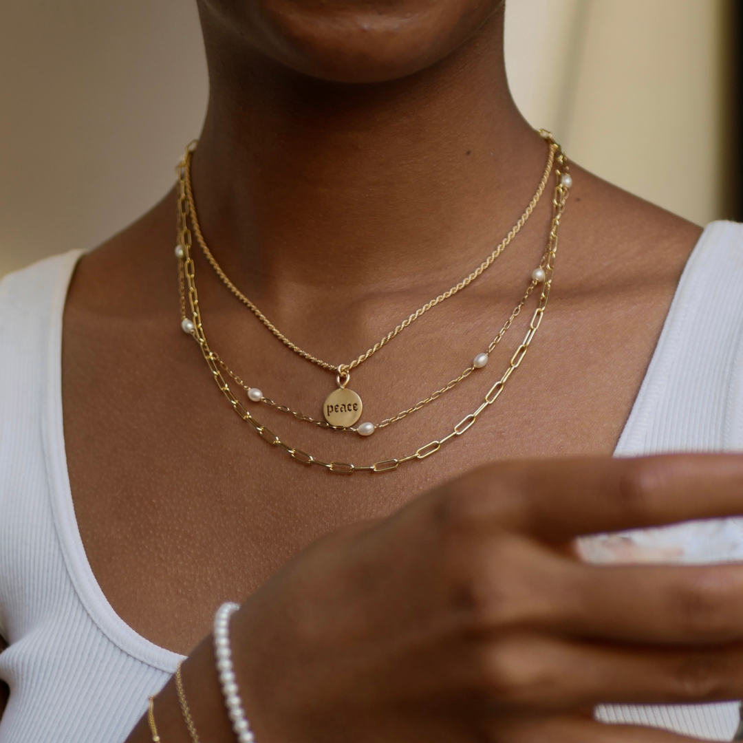 Peace Comes from Within Necklace Dogeared