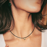 Modern Good Vibes Only Heart Necklace