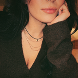 Modern Good Vibes Only Heart Necklace