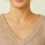 Dogeared triple 2025 karma necklace