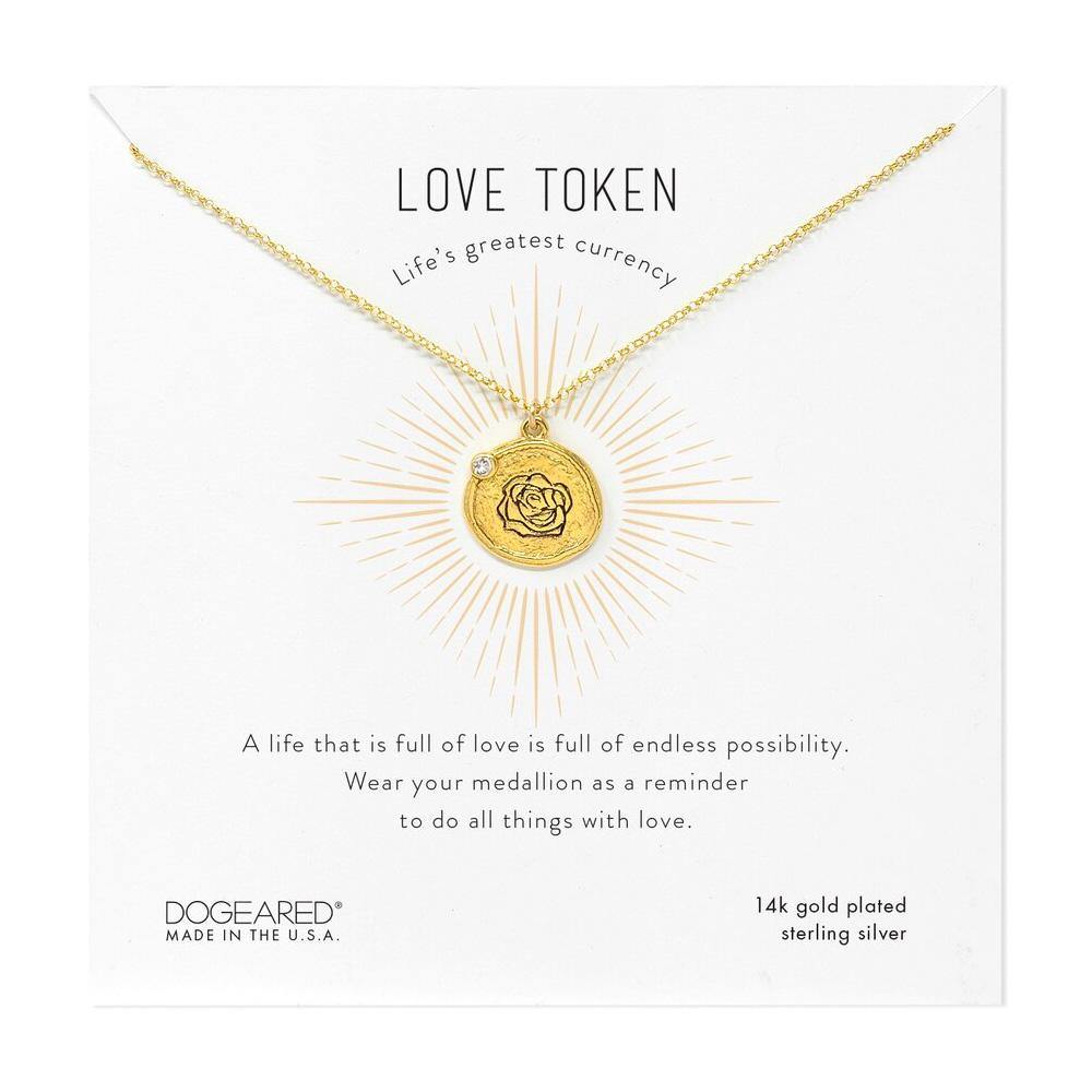 Dogeared etched rose necklace - Dogeared