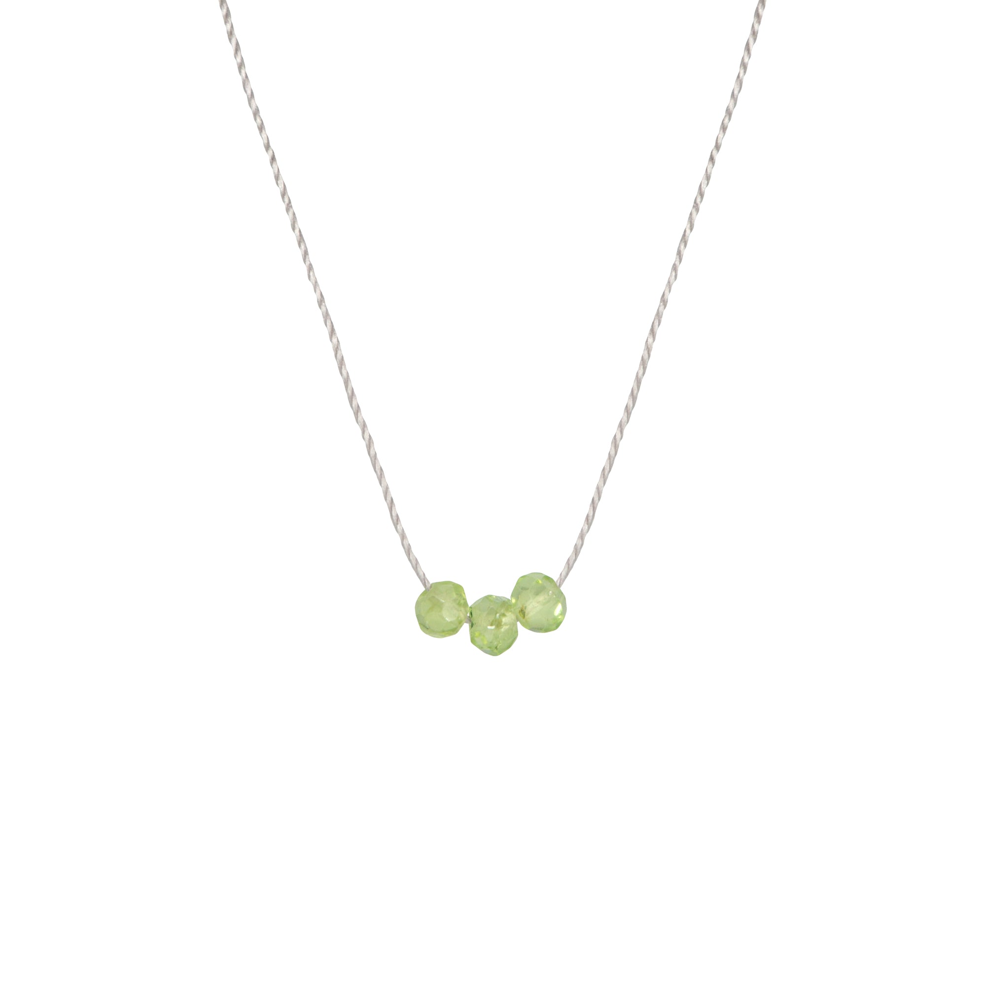 Make a Wish August Birthstone Necklace