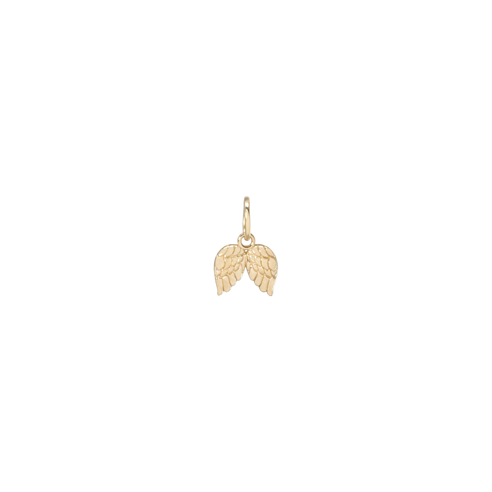 angel by your side 14KT gold charm