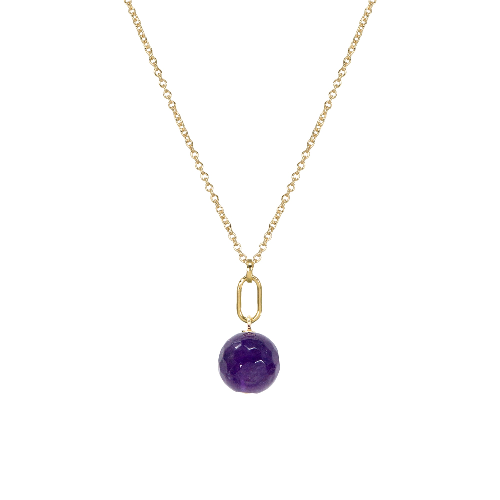 February Birthstone Amethyst Necklace