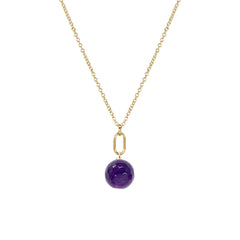 February Birthstone Amethyst Necklace