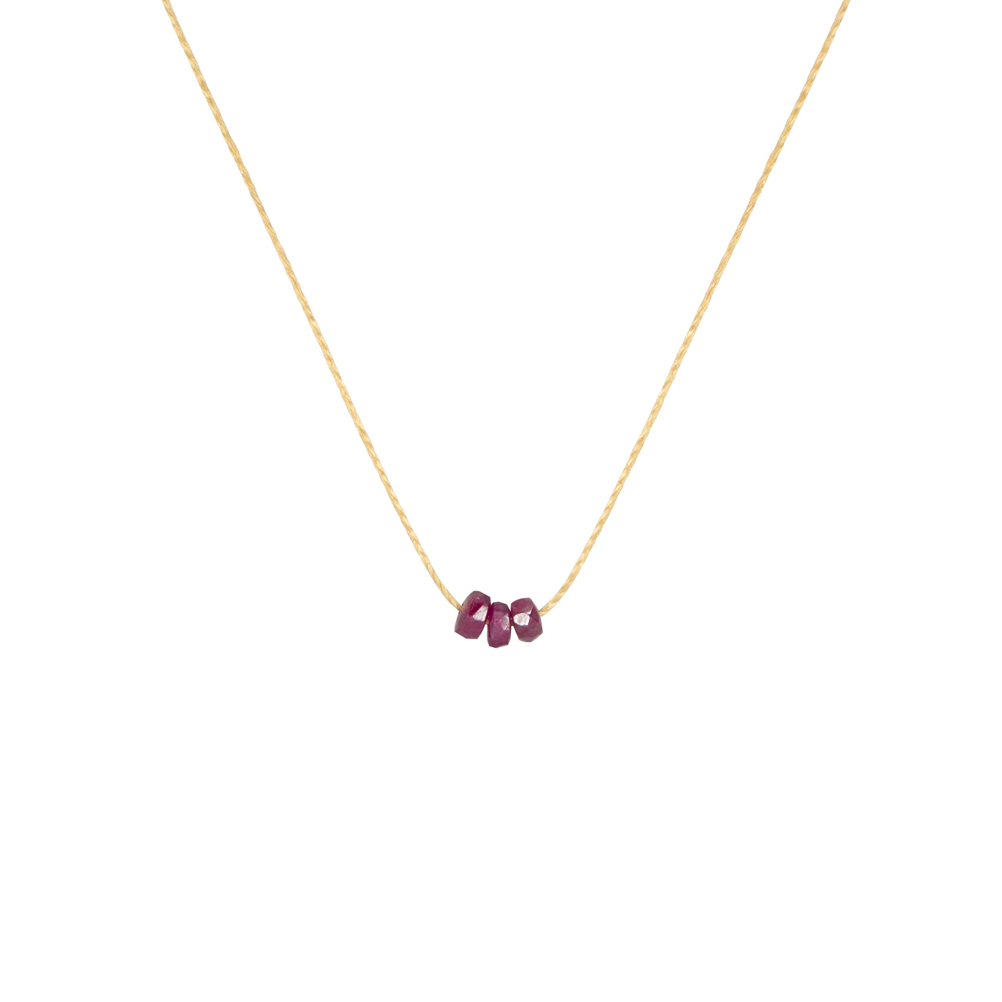 Make a Wish July Birthstone Necklace
