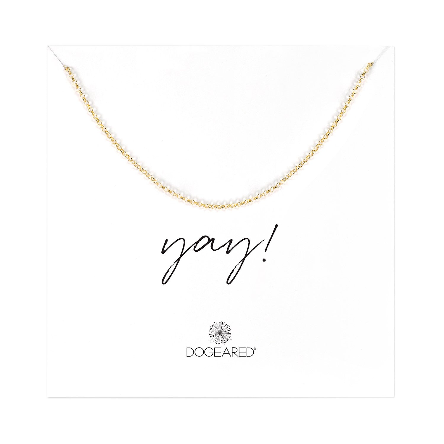 YAY! rolo chain necklace
