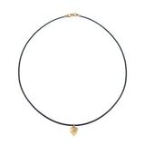 Modern Good Vibes Only Heart Necklace