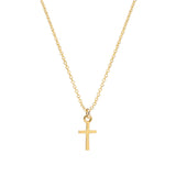 Modern you gotta have faith simple cross necklace