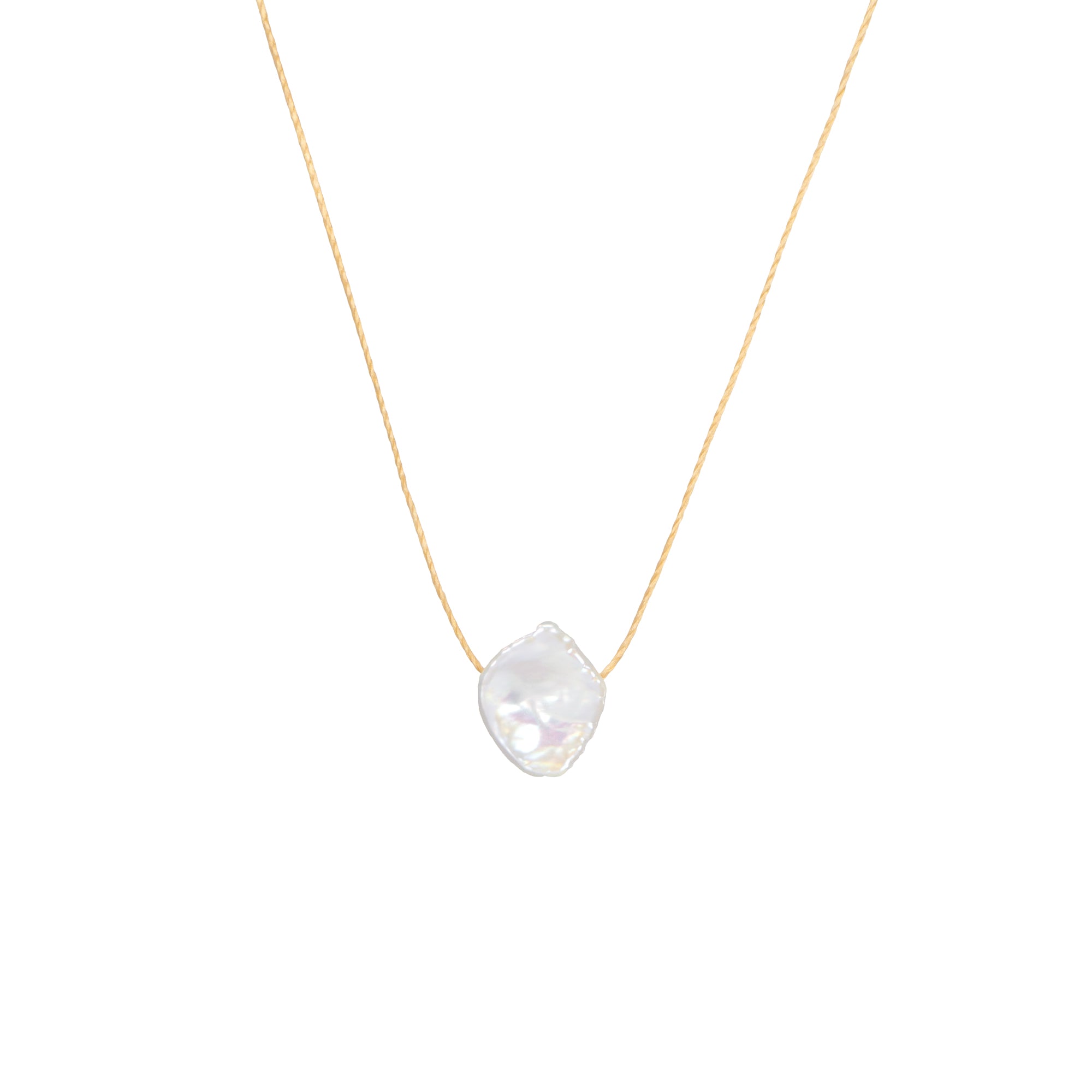 Keshi Pearl Make a Wish Necklace
