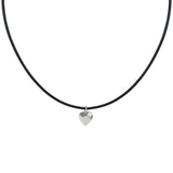 Modern Good Vibes Only Heart Necklace