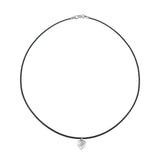 Modern Good Vibes Only Heart Necklace