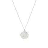 Modern Guardian Angel Mini Coin Necklace
