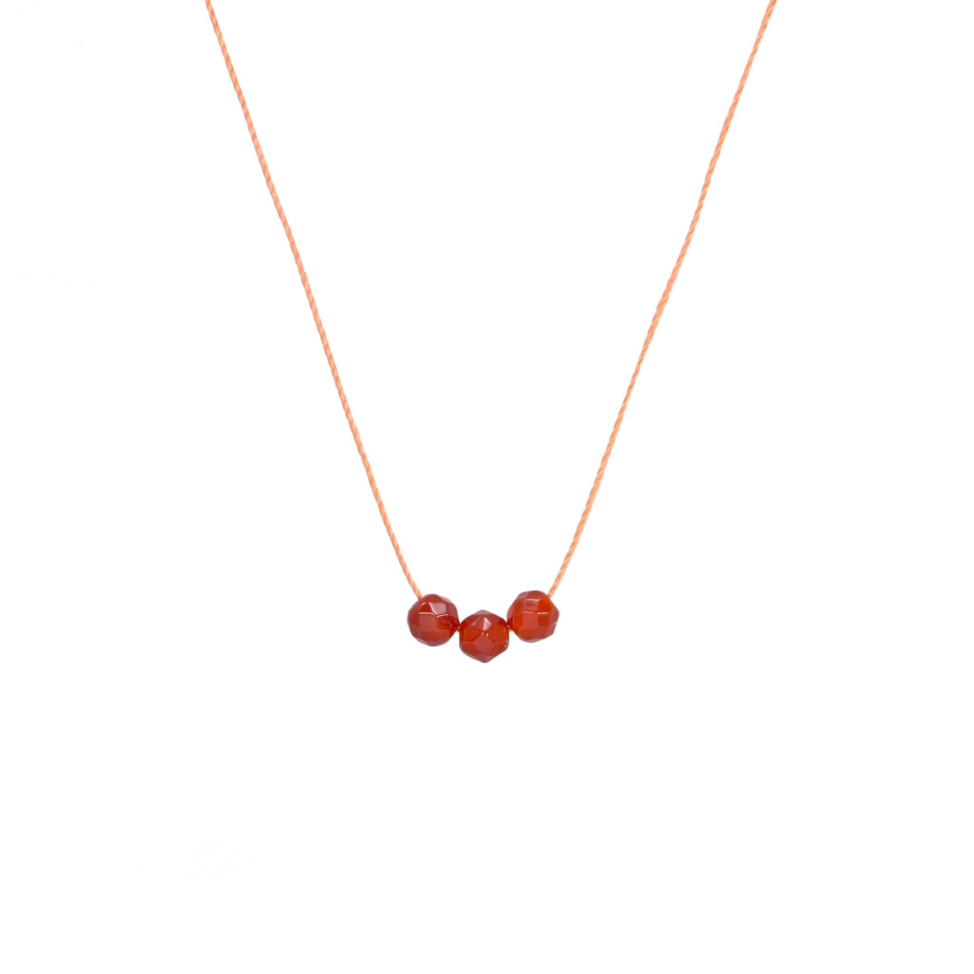 Carnelian Make a Wish Necklace