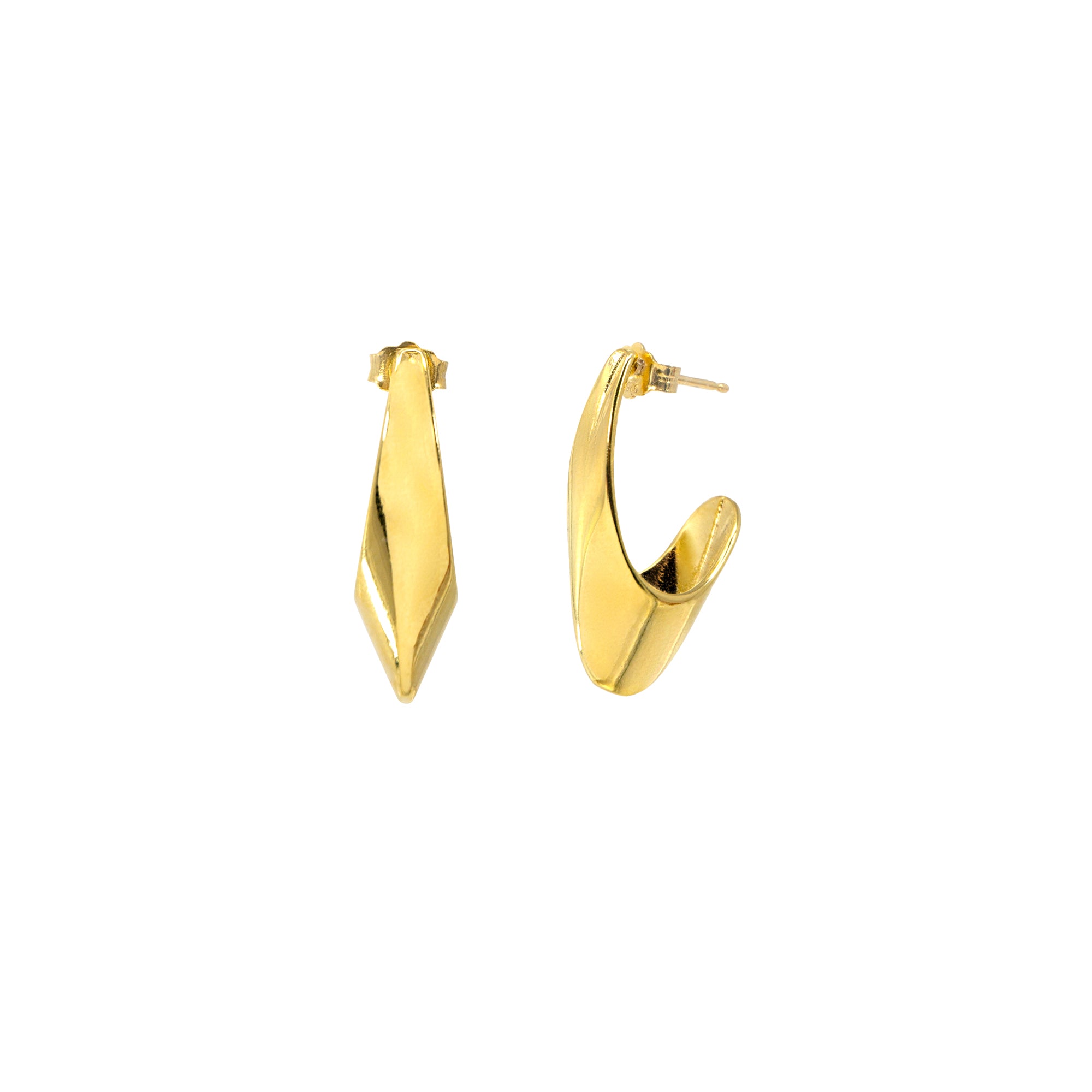 Hand Crafted Orbit Hoop Earrings